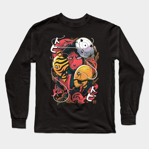 Masked Man Long Sleeve T-Shirt by Kabuto_Store